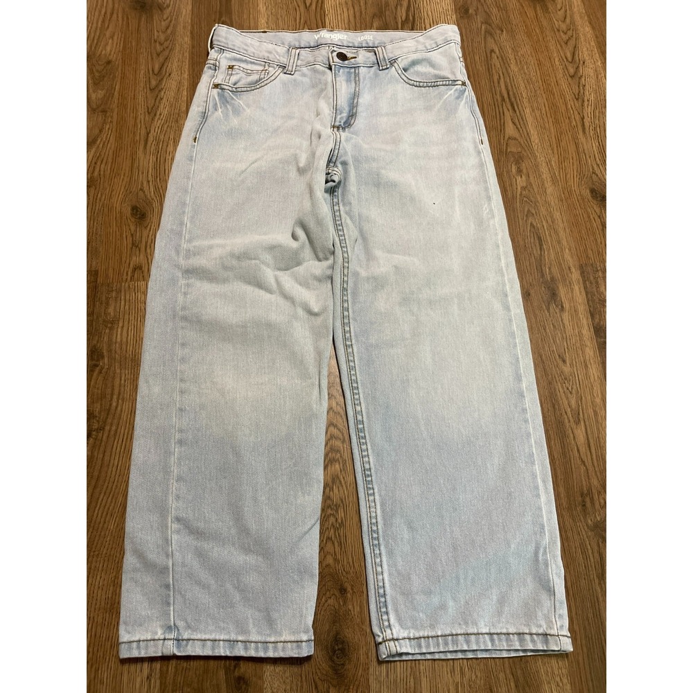 Wrangler Jeans, Women's Size 10 Husky, Blue, Denim, Light Wash, Loose, Premium